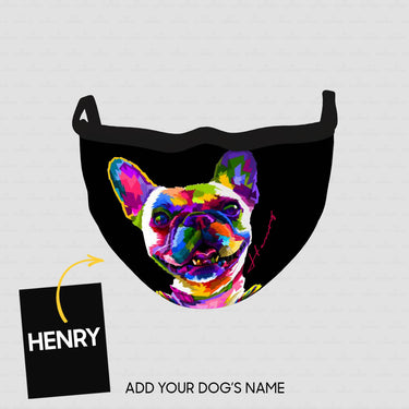 Personalized Dog Gift Idea - Dog With Mixed Colors For Dog Lovers - Cloth Mask